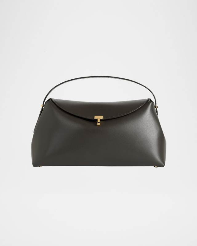 T-Lock Napa Leather Top-Handle Bag